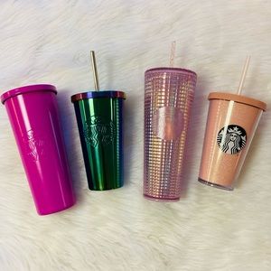 Starbucks Coffee Tumblers Lot of 4